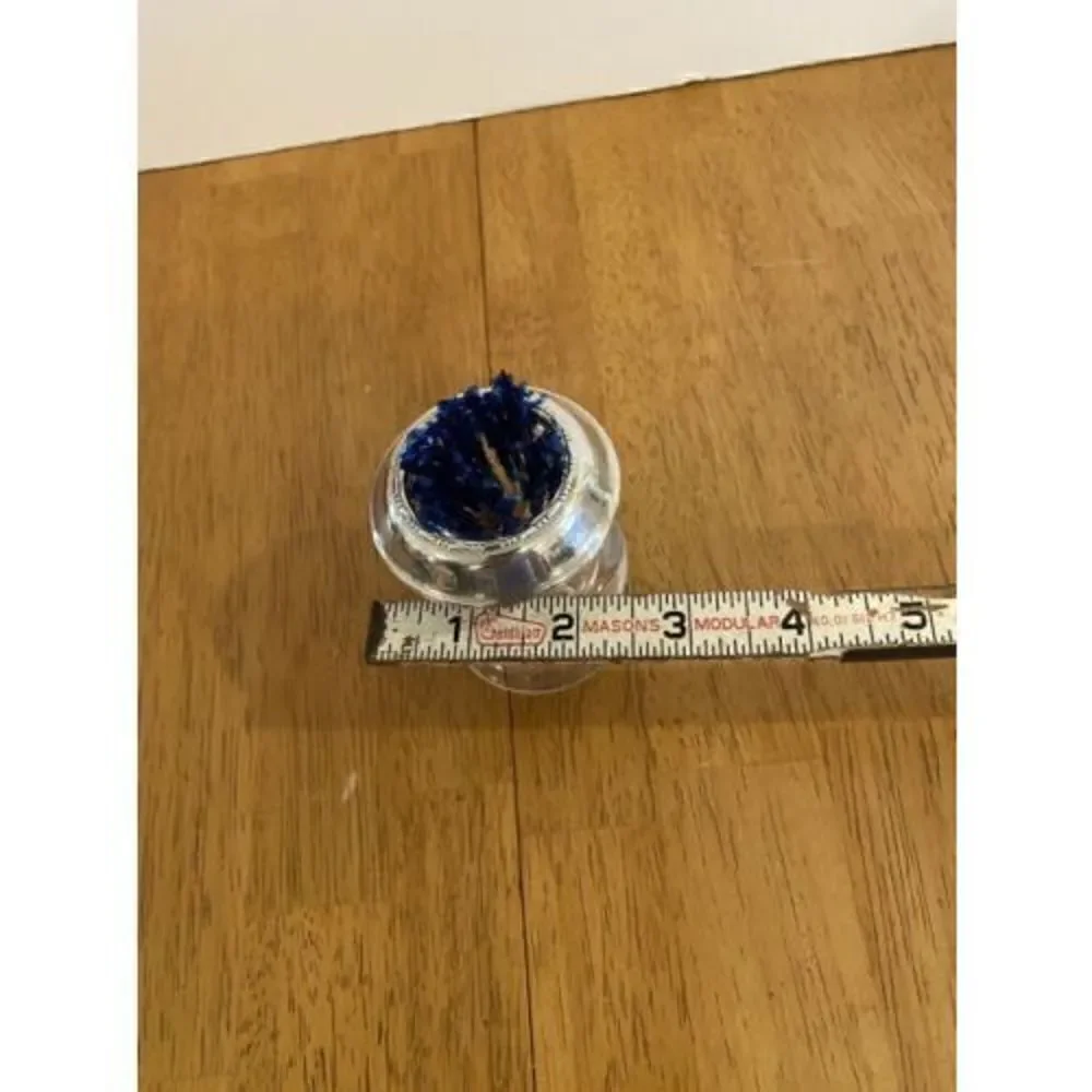 Antique STERLING SILVER and GLASS TOOTHPICK HOLDER SIGNED FRANK M. WHITING